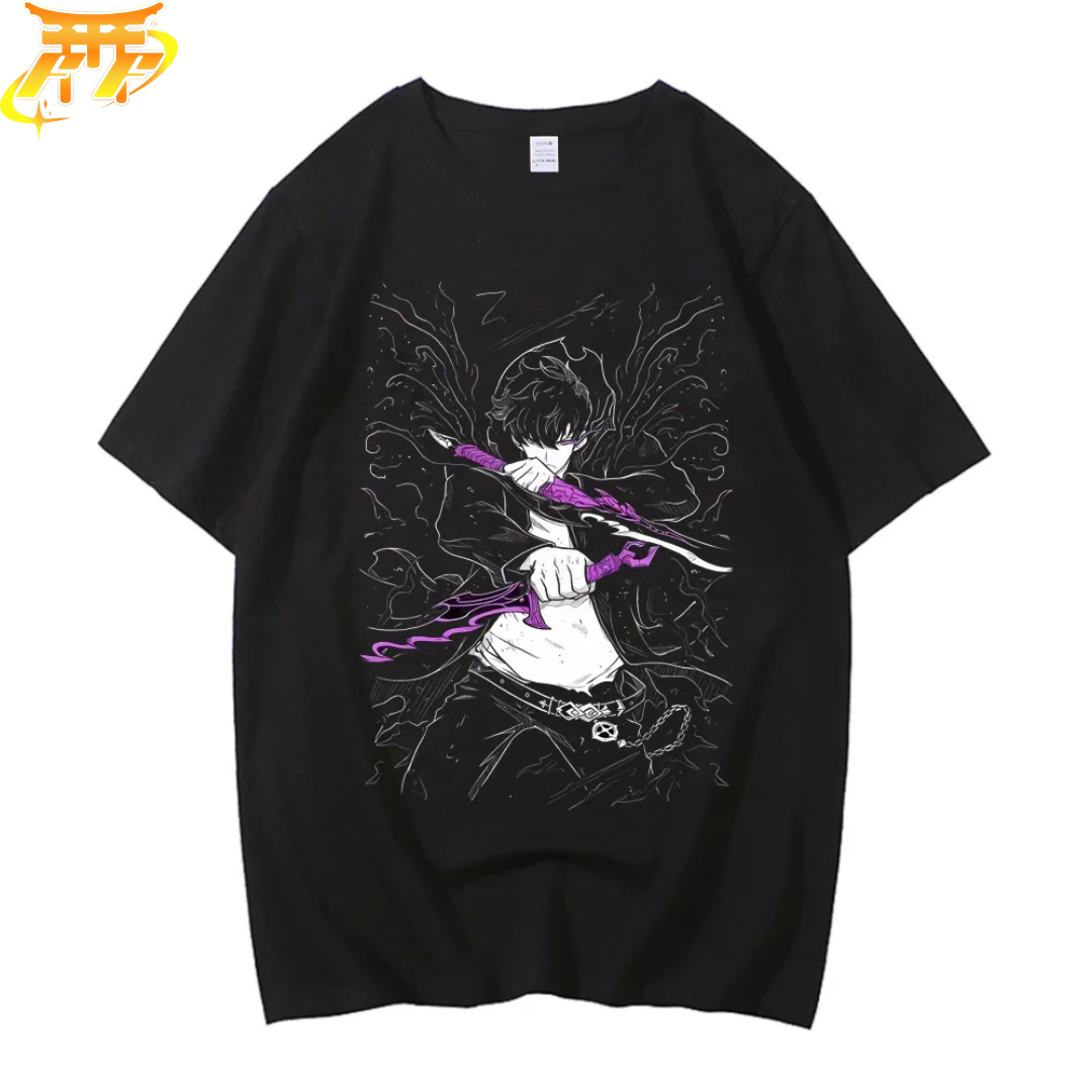 T-Shirt Sung Jin-Woo "Dagues du Roi Démon" - Solo Leveling™