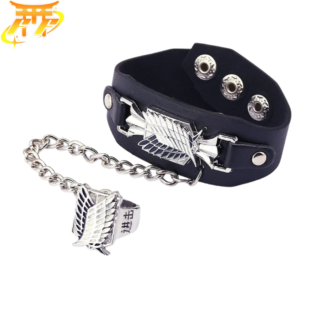 Bracelet + Bague "Bataillon D’Exploration" – L’Attaque Des Titans™