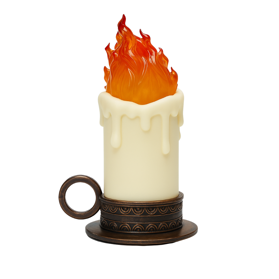 Figurine Calcifer "Bougie Magique" – Le Château Ambulant™
