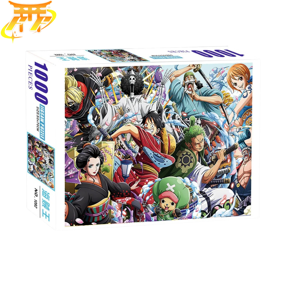 Puzzle Mugiwara En Tenue De Samouraï – One Piece™