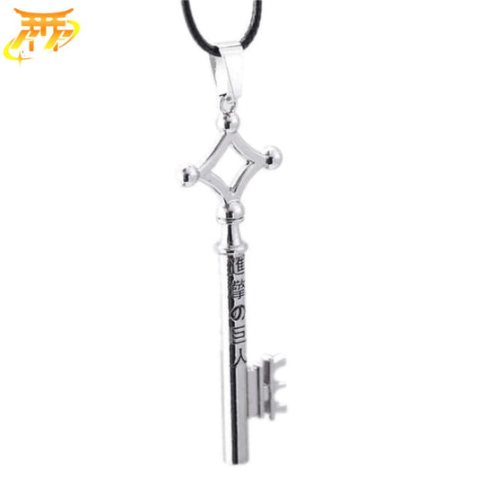 Collier Clé d'Eren Argentée - Attaque des Titans™
