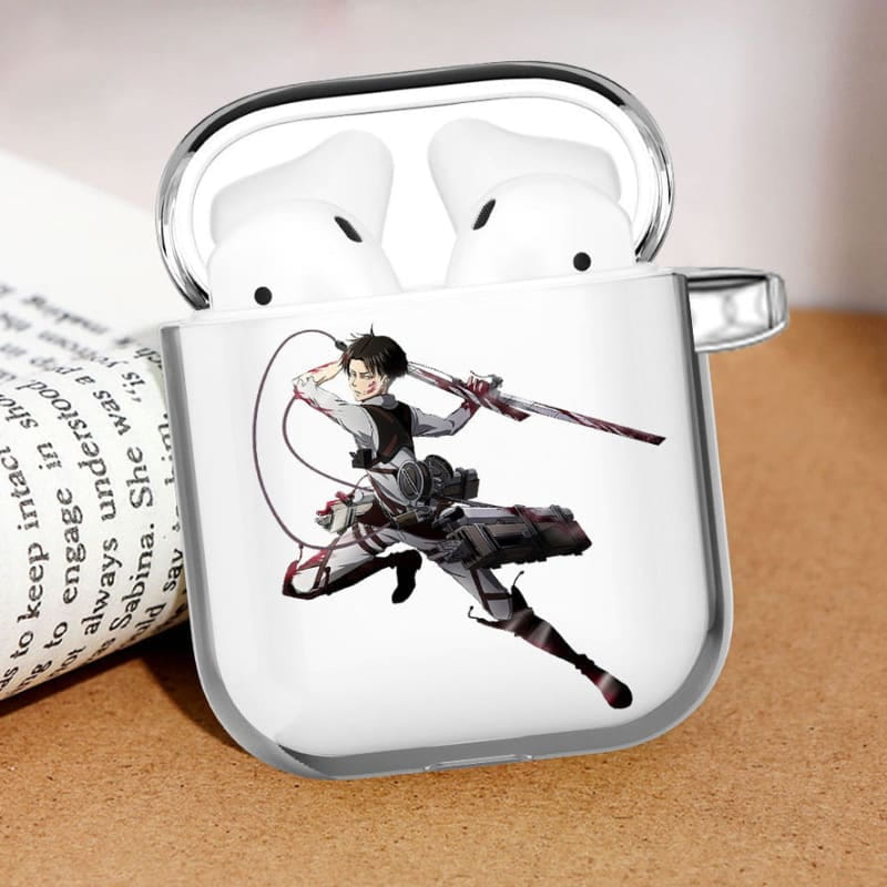 Coque Airpods Livaï en mode combat- Attaque des Titans™ - Figurine Manga France : N°1 des ventes de figurine en ligne