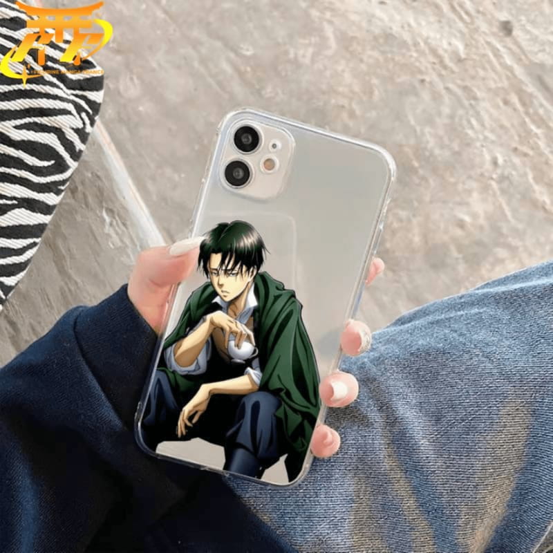 Coque iPhone Levi- Attaque des Titans™ - Figurine Manga France : N°1 des ventes de figurine en ligne