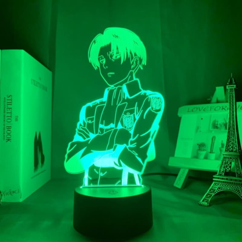 Lampe LED Livaï (Rivaille) Ackerman - Attaque des Titans™ - Figurine Manga France