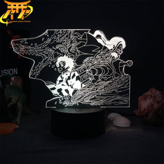 Lampe LED La Fratrie Kamado au combat - Demon Slayer™ - Figurine Manga France