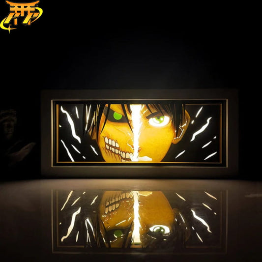 Lampe 3D Eren x Titan Assaillant - Attaque des Titans™