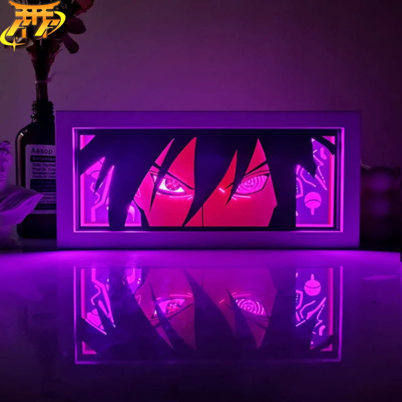 Lampe 3D Sasuke Uchiha Rinnegan - Naruto™