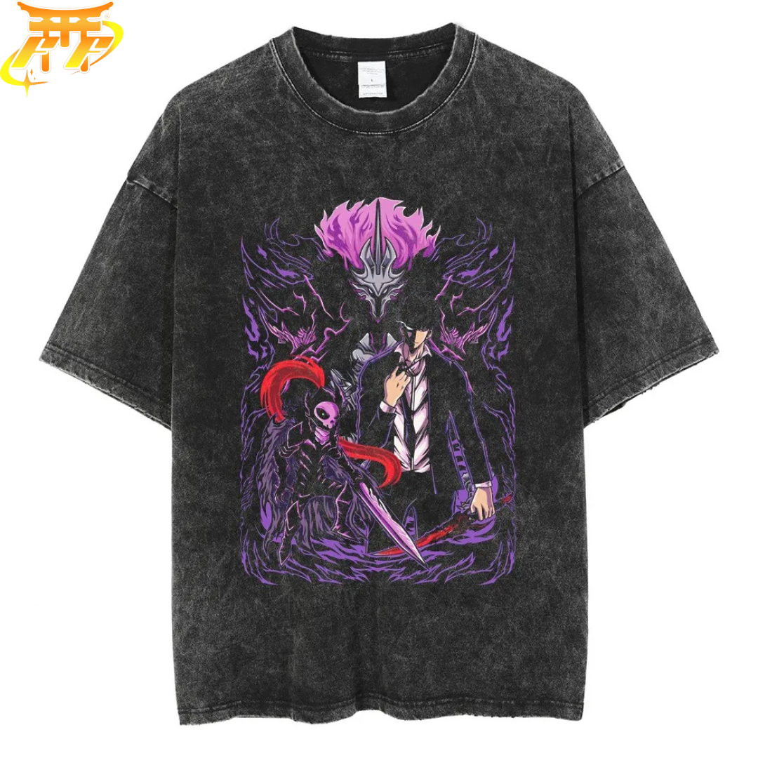 T-Shirt Oversize Monarque des Ombres " Fusion" - Solo Leveling™