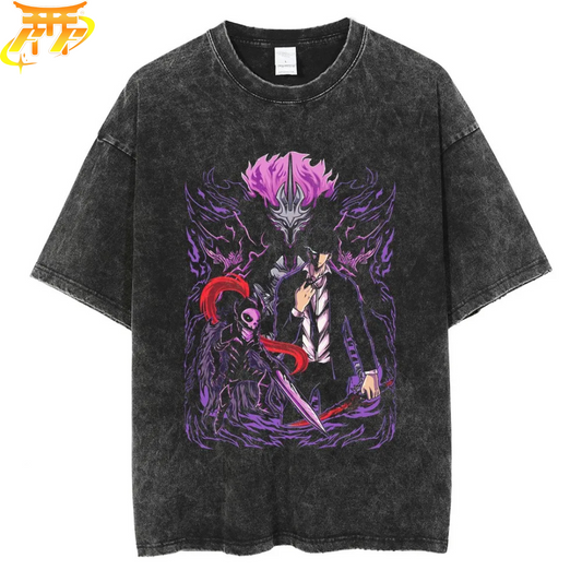 T-Shirt Oversize Monarque des Ombres " Fusion" - Solo Leveling™