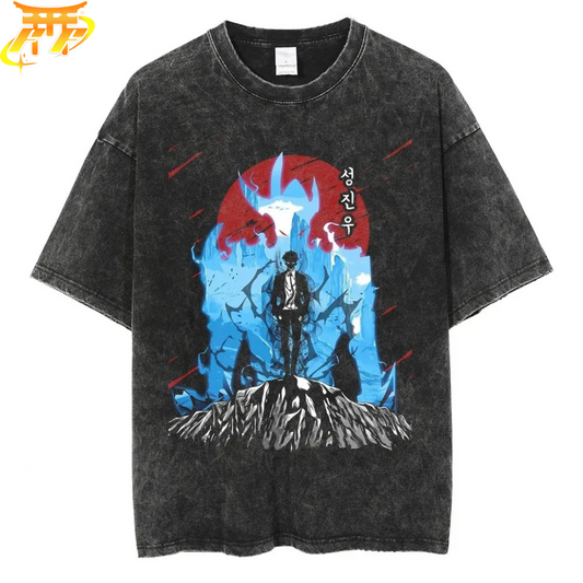 T-Shirt Oversize Sung "Chasseur de Rang S" - Solo Leveling™