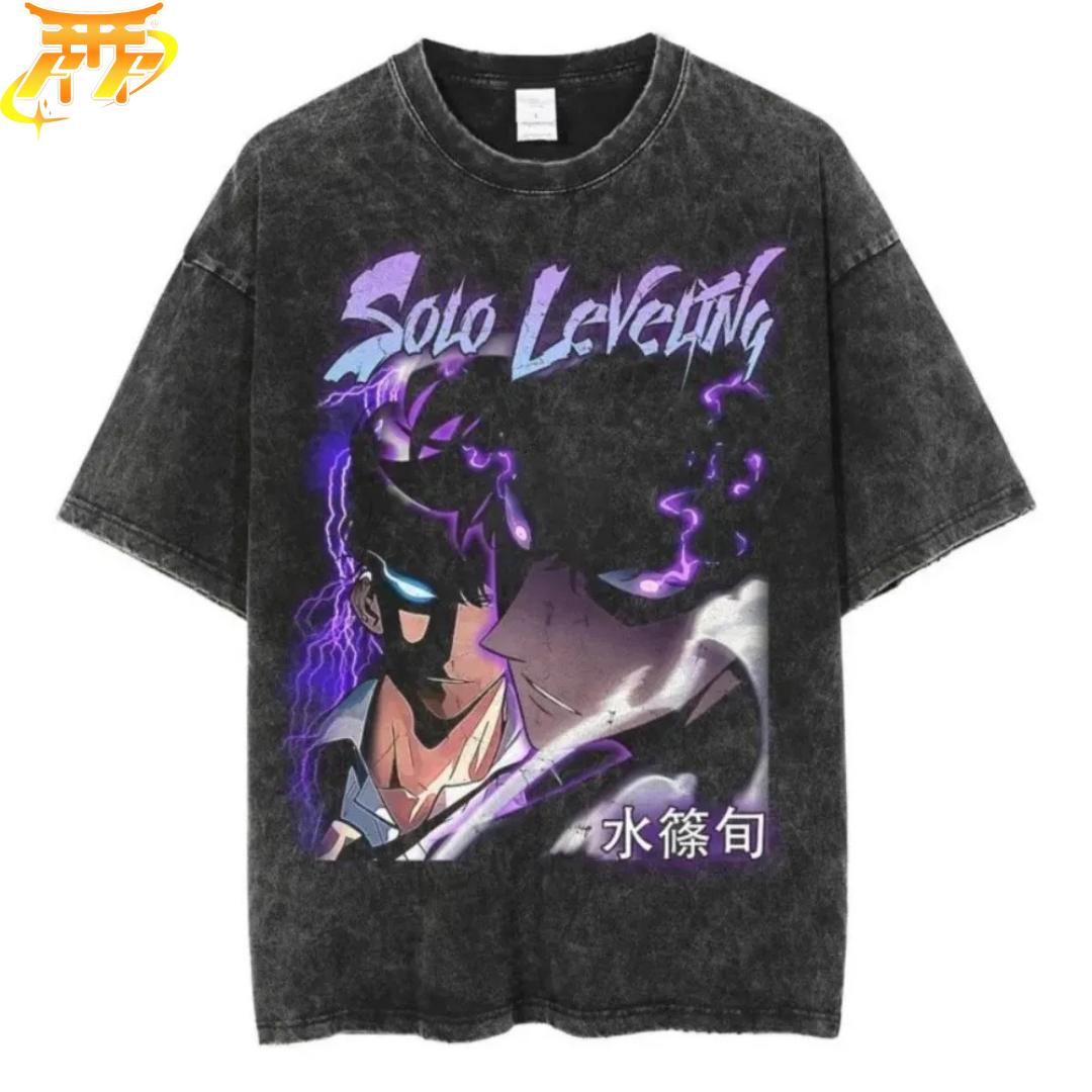 T-Shirt Oversize Sung Jin-Woo "Violet" - Solo Leveling™