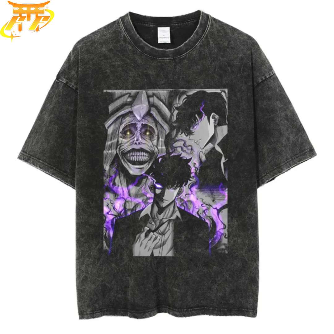 T-Shirt Oversize Système "L'Éveil du Roi" - Solo Leveling™