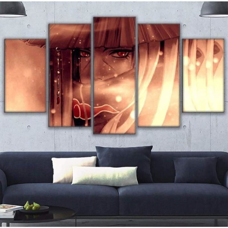 tableau-naruto-akatsuki-itachi-uchiwa-salon-décoration-cadre