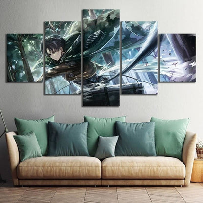 Tableau Livaï Ackerman - Attaque des titans