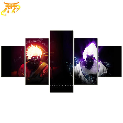 Tableau Naruto x Sasuke Rivaux Éternels - Naruto Shippuden™