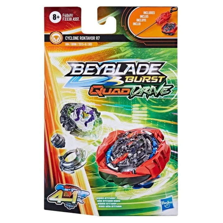 Toupie Cyclone Roktavor R7 Aquilon'-Q Massive-Q+Flugel-6 - Beyblade Burst QuadDrive™